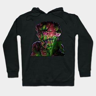 FUNNY CREATURE SURFING ON THE PHONE Hoodie